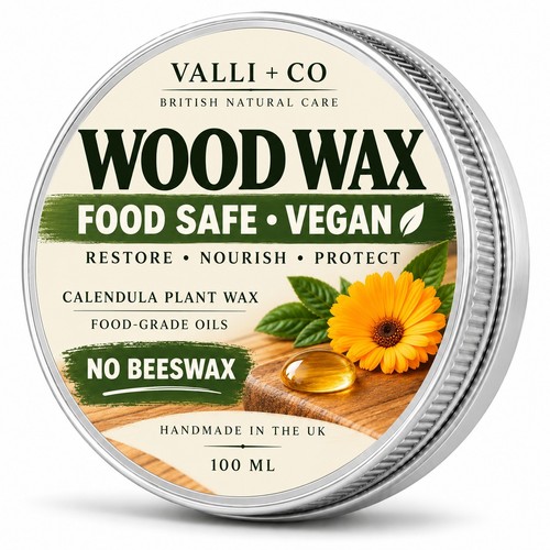 Food safe vegan wood wax - wax, 100ml