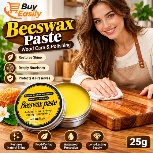 Natural beeswax wood - natural, polish
