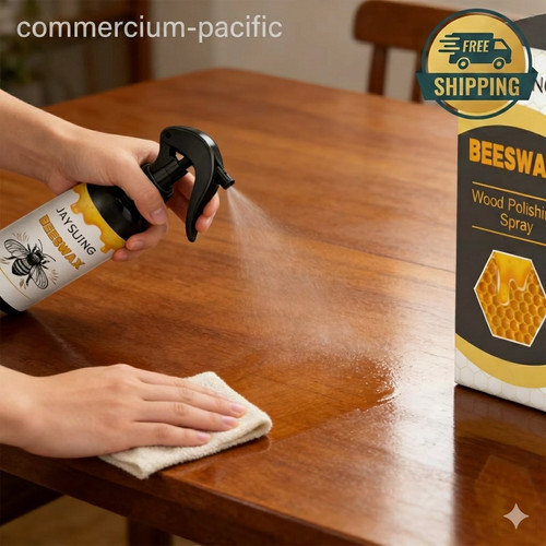 Beeswax wood polish spray - wood,