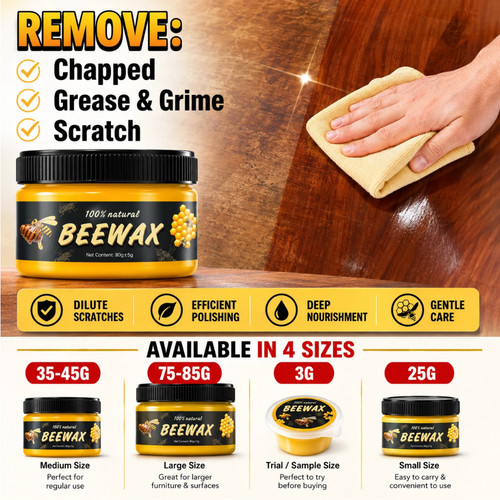 Natural beeswax furniture - natural,